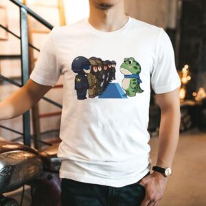 Frogs Rage Against The Machine Cartoon Shirt