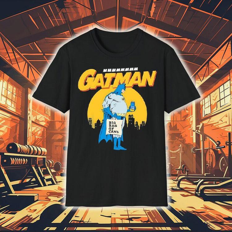 Gatman Big Bag Of Cans Dutch Gold X Batman Shirt Gatman Big Bag Of Cans Dutch Gold X Batman Shirt