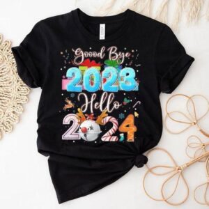 Goodbye 2023 Hello 2024 Christmas Shirt