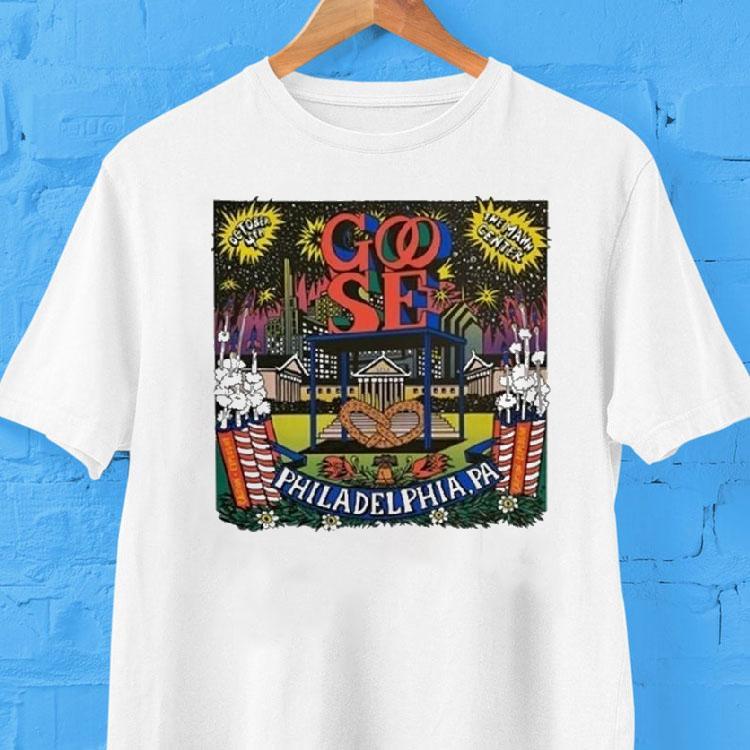 Goose In Philadelphia Pa Oct 4 2025 Shirt Goose In Philadelphia Pa Oct 4 2025 Shirt