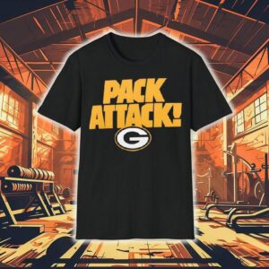 Green Bay Packers Attack Logo Shirt Green Bay Packers Attack Logo Shirt