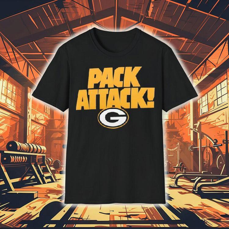 Green Bay Packers Attack Logo Shirt Green Bay Packers Attack Logo Shirt