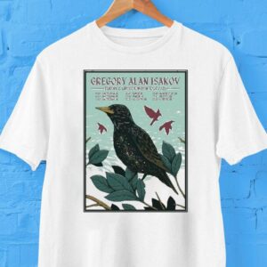 Gregory Alan Isakov Eu And Uk Tour 2025 Bird Shirt