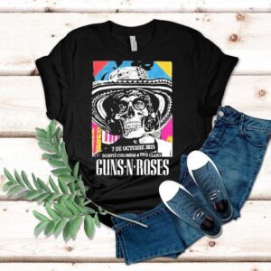 Guns N’ Roses On October 7 At Vive Claro Distrito Cultural Bogota Colombia Rock Band Latin America Tour 2025 Shirt