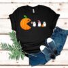 Halloween Gamer Pumpkin Eating Ghost Costume Shirt