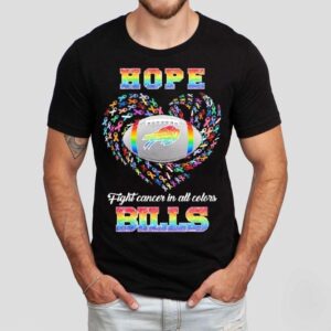 Hope Buffalo Bills Fight Cancer In All Colors Shirt Hope Buffalo Bills Fight Cancer In All Colors Shirt