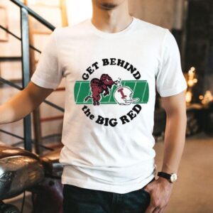 Indiana Hoosiers Get Behind The Big Red Mascot Shirt