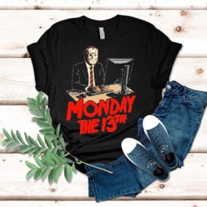 Jason Voorhees Monday 13th Halloween Computer Shirt
