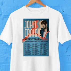 John Craigie Keep It Warm 2025 Tour Shirt