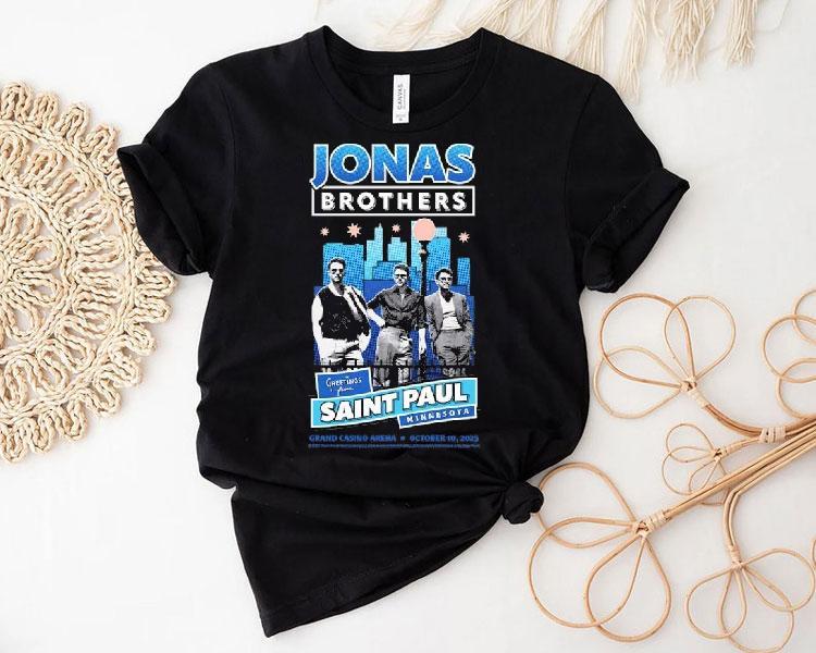 Jonas Brothers Greetings From Your Hometown Saint Paul Mn Shirt Jonas Brothers Greetings From Your Hometown Saint Paul Mn Shirt