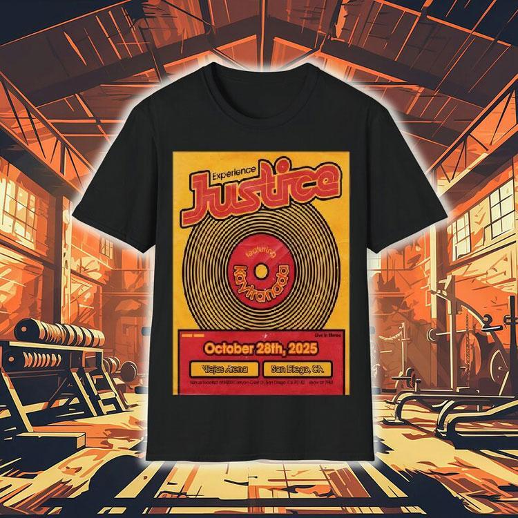 Justice October 28 2025 Viejas Arena In San Diego Ca Shirt Justice October 28 2025 Viejas Arena In San Diego Ca Shirt