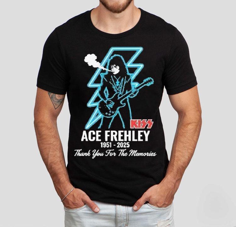 Kiss Ace Frehley 1951-2025 Thank You For The Memories Shirt Kiss Ace Frehley 1951-2025 Thank You For The Memories Shirt