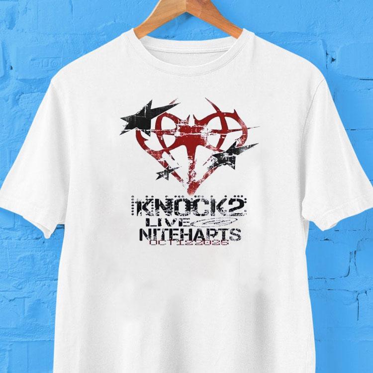 Knock2 Live Niteharts Oct 12 2025 Shirt Knock2 Live Niteharts Oct 12 2025 Shirt