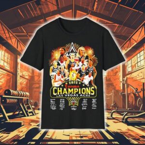 Las Vegas Aces Victory 2025 Wnba Champions Signatures Team Shirt Las Vegas Aces Victory 2025 Wnba Champions Signatures Team Shirt