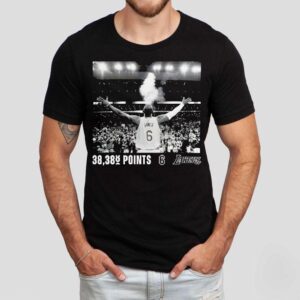Lebron James Lakers All-time Scoring 38388 Points Shirt Lebron James Lakers All-time Scoring 38388 Points Shirt