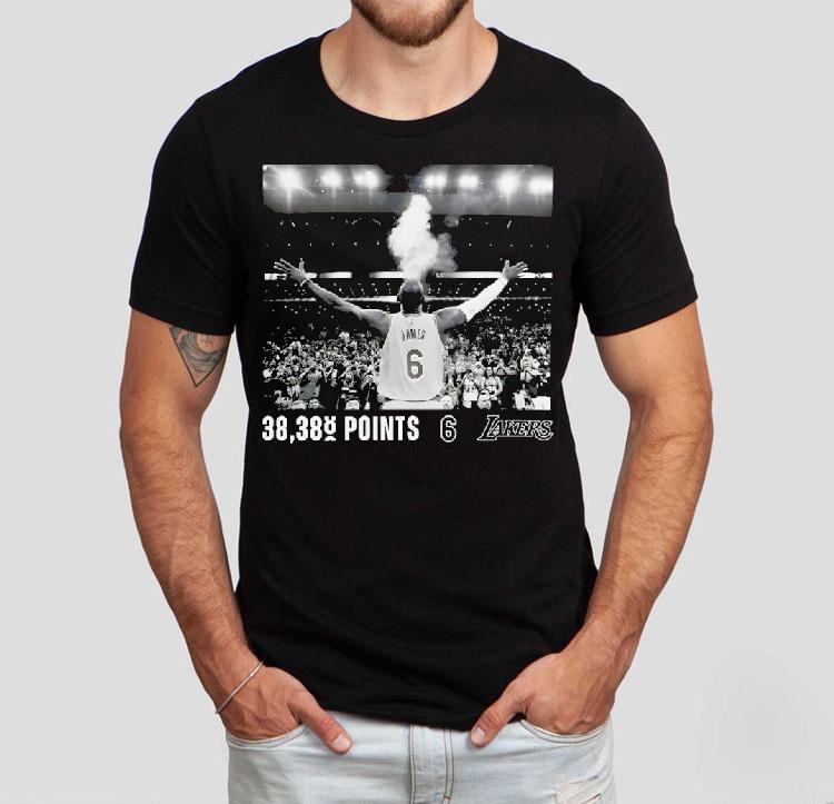Lebron James Lakers All-time Scoring 38388 Points Shirt Lebron James Lakers All-time Scoring 38388 Points Shirt