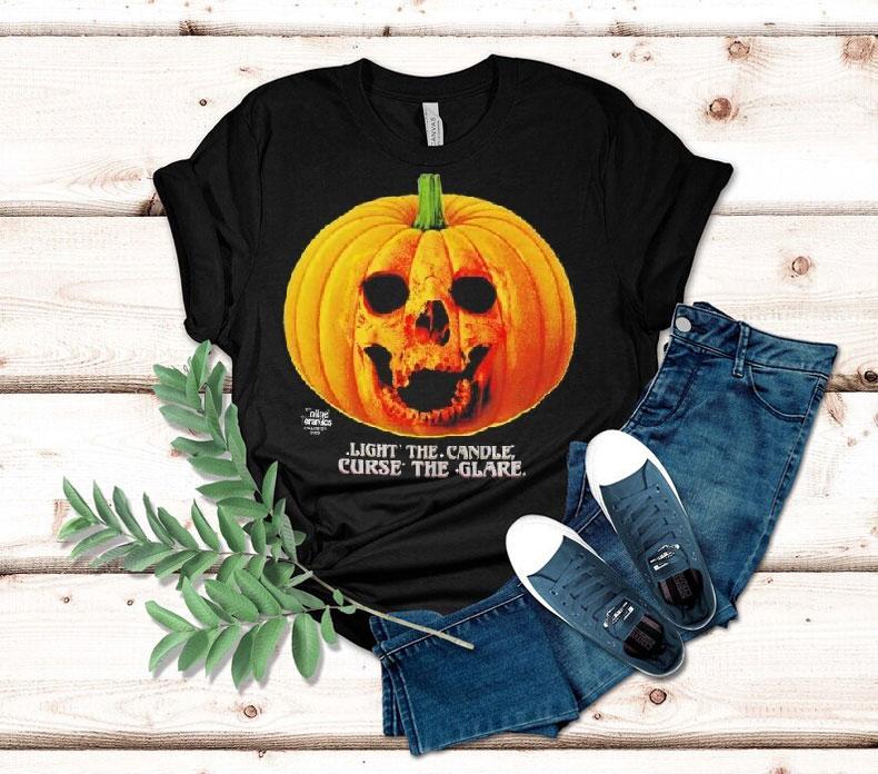 Light The Candle Curse The Glare Pumpkin Halloween Shirt Light The Candle Curse The Glare Pumpkin Halloween Shirt