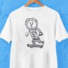 Lion Skateboarding Flexed So Hard My Sleeves Fell Off Shirt