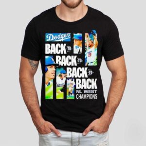 Los Angeles Dodgers 2025 Nl West Division Champions Shirt