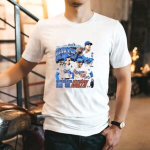 Los Angeles Dodgers Blue Heaven On Earth Bleed Blue Graphic Signature Shirt