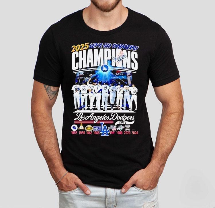 Los Angeles Dodgers Let’s Go Dodgers Baseball National League Champions 2025 Shirt Los Angeles Dodgers Let’s Go Dodgers Baseball National League Champions 2025 Shirt