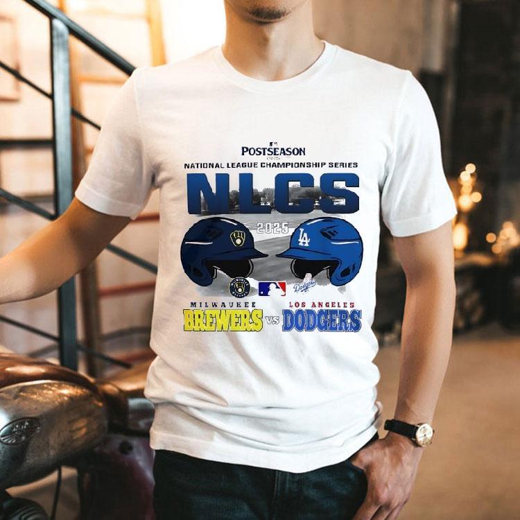 Los Angeles Dodgers Vs Milwaukee Brewers Postseason 2025 Shirt Los Angeles Dodgers Vs Milwaukee Brewers Postseason 2025 Shirt