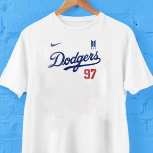 Los Angeles Dodgers X Jeon Jungkook Bts 2025 Art Signature Shirt