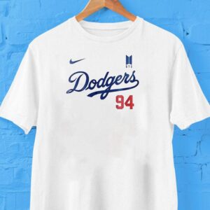 Los Angeles Dodgers X Kim Namjoon Bts 2025 Art Signature Shirt