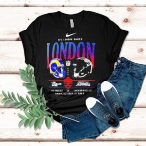 Los Angeles Rams Vs. Jacksonville Jaguars International Games London 2025 Nike Helmet Logo Shirts Los Angeles Rams Vs. Jacksonville Jaguars International Games London 2025 Nike Helmet Logo Shirts