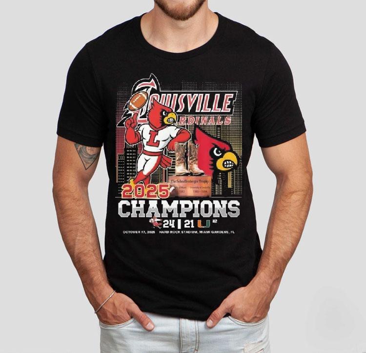 Louisville Cardinals Mascot 2025 Champions Shirt Louisville Cardinals Mascot 2025 Champions Shirt