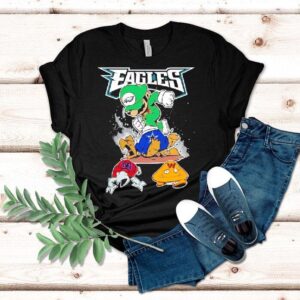 Luigi Philadelphia Eagles Vs Super Mario Franchise Washington Commanders Dallas Cowboys New York Giants Shirt Luigi Philadelphia Eagles Vs Super Mario Franchise Washington Commanders Dallas Cowboys New York Giants Shirt