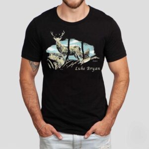 Luke Bryan Deer Fish Mallard Forest Shirt