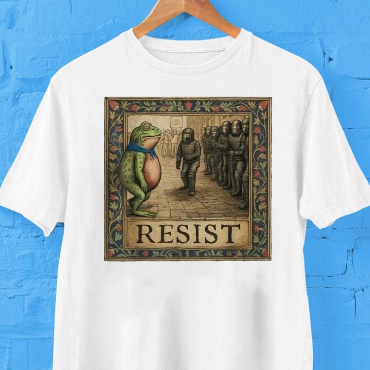 Medieval Vintage Portland Frog Protest Resist Shirt Medieval Vintage Portland Frog Protest Resist Shirt