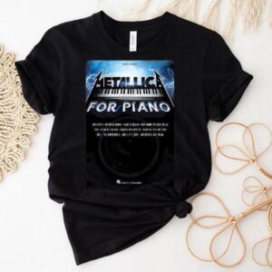 Metallica For Piano Solo Book Cover Wall Shirt Metallica For Piano Solo Book Cover Wall Shirt