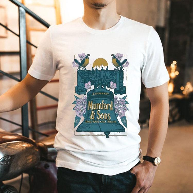 Mumford And Sons 10.14.2025 Philadelphia Pa Bell Shirt Mumford And Sons 10.14.2025 Philadelphia Pa Bell Shirt