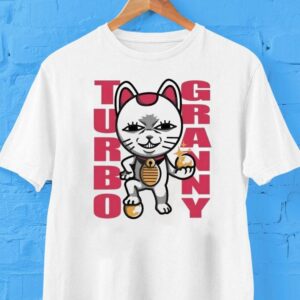 Nakamas Granny Turbo Cat Anime Shirt