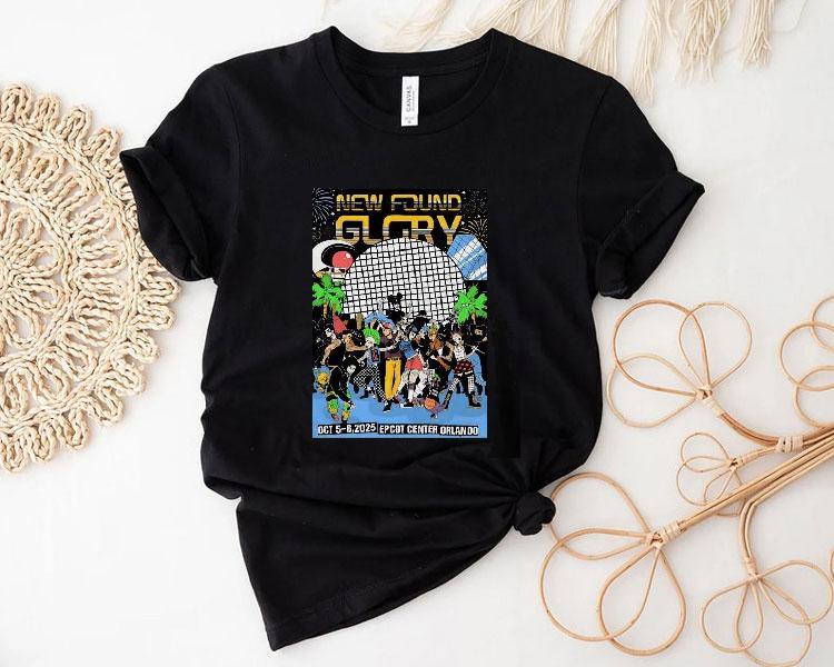 New Found Glory Epcot Center Orlando Fl October 5-6 2025 Shirt New Found Glory Epcot Center Orlando Fl October 5-6 2025 Shirt