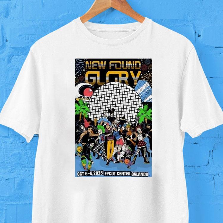 New Found Glory Oct 5 – 6 Epcot Center Orlando 2025 Shirt New Found Glory Oct 5 – 6 Epcot Center Orlando 2025 Shirt