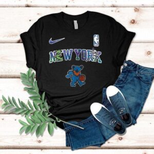 New York Knicks Grateful Dead Th Anniversary Bears Tshirt