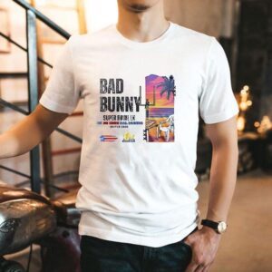 Nfl X Bad Bunny Super Bowl Lx De Pe Erre Pal Mundo Beach Logo Signature Shirt