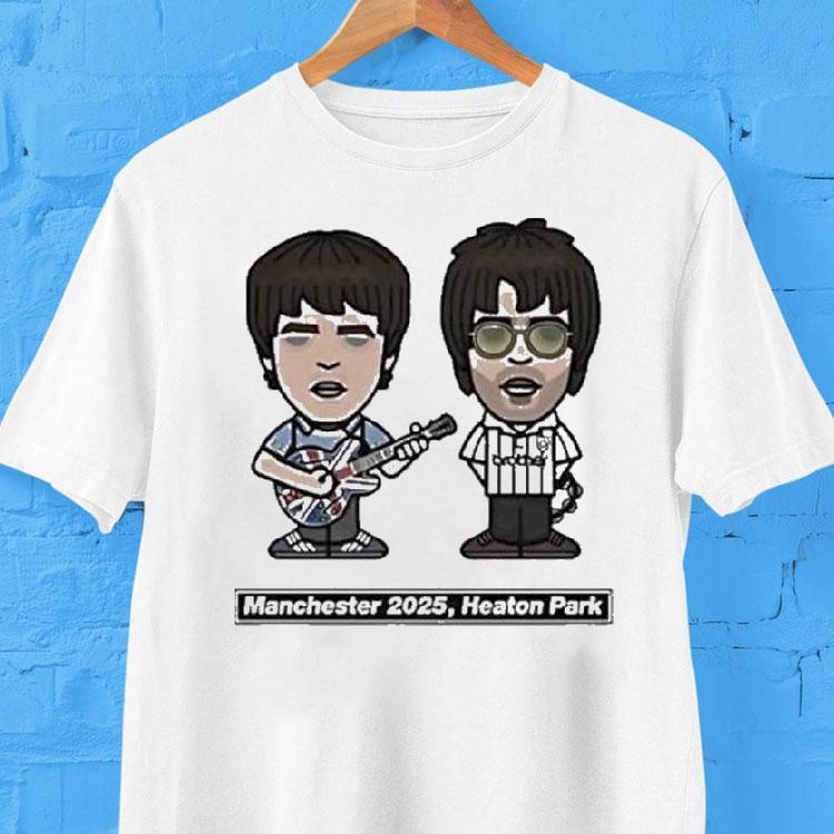 Noel And Liam Manchester 2025 Heaton Park Shirt Noel And Liam Manchester 2025 Heaton Park Shirt