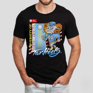 North Carolina Tar Heels University Of Mascot Shirt North Carolina Tar Heels University Of Mascot Shirt