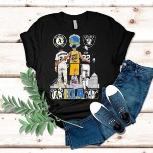 Oakland Athletics Henderson Golden State Warriors Curry Raiders Allen Signatures 2023 Shirt Oakland Athletics Henderson Golden State Warriors Curry Raiders Allen Signatures 2023 Shirt