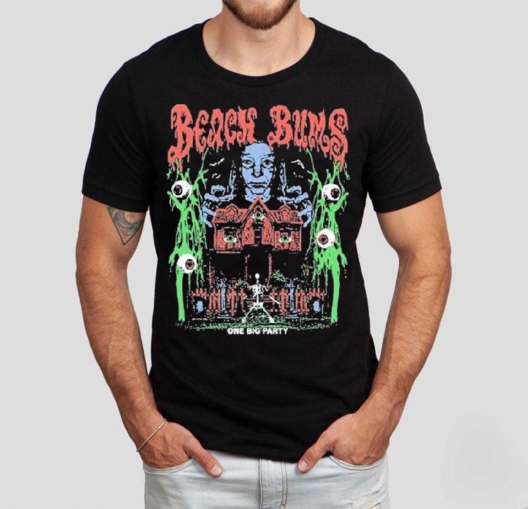 One Big Party X Beach Bums Haunted Skeleton Shirt One Big Party X Beach Bums Haunted Skeleton Shirt
