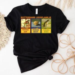 Original Rotterdams Leesplankje Tering Aap Tering Noot Tering Mies Tshirt