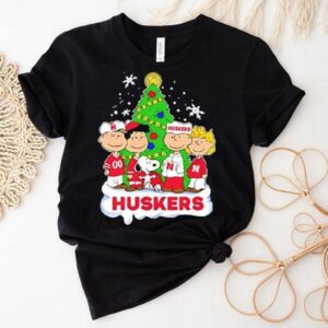 Peanuts Characters X Nebraska Cornhuskers Chrismas Shirt