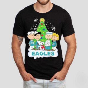 Peanuts Characters X Philadelphia Eagles Chrismas Shirt Peanuts Characters X Philadelphia Eagles Chrismas Shirt