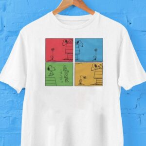 Peanuts Snoopy And Woodstock Panels Shirt