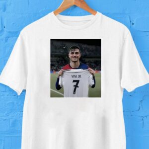 Pedri Pulling Vini Jr 7 Shirt