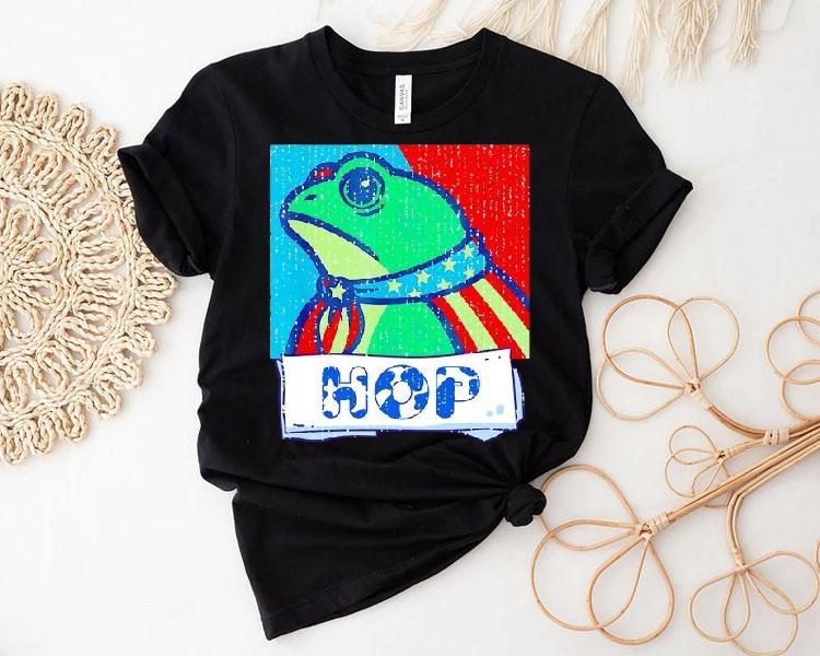Portland Frog Hop Art Shirt Portland Frog Hop Art Shirt